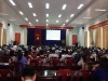 Toàn cảnh Hội nghị triển khai Luật tại Hội trường huyện Ủy Châu Thành