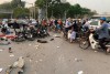 (Ảnh: Hiện trường vụ tai nạn giao thông xảy ra năm 2023 ở Hà Nội, nguồn internet)