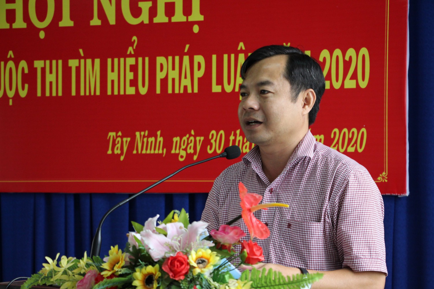 Đ/c Nguyễn Hoàng Nam Giám đốc Sở Tư pháp tỉnh Tây Ninh