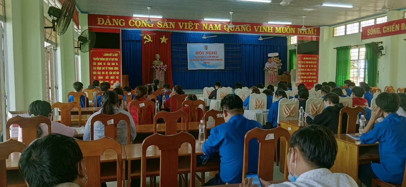 Ảnh: Đ/c Lê Thanh Điền – Trợ giúp viên pháp lý tỉnh Tây Ninh, truyền thông tại Hội nghị