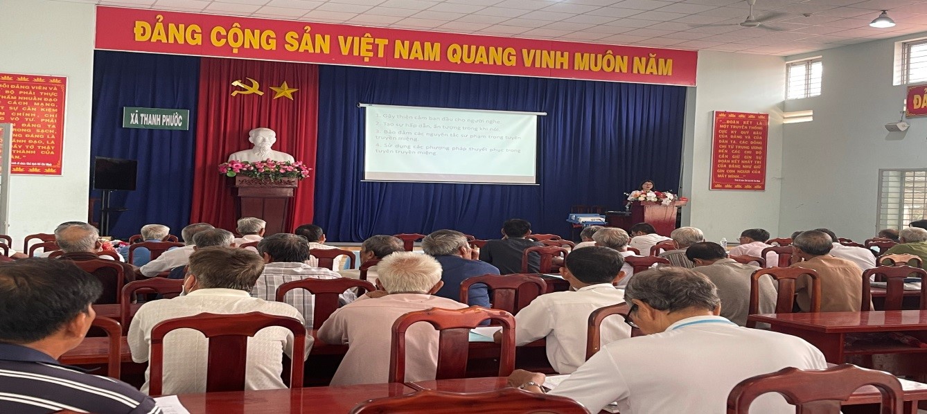Ảnh: Đ/c Nguyễn Thị Kim Diễm, chuyên viên Phòng Tư pháp huyện Gò Dầu